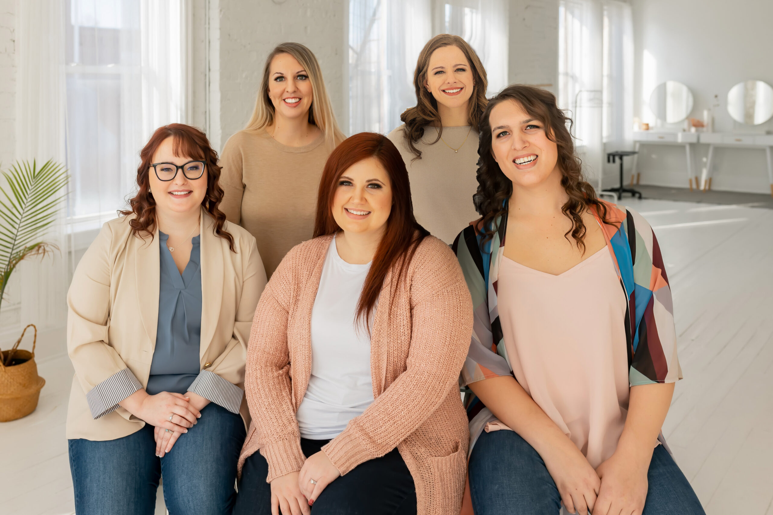 Cincinnati Center for DBT Clinicians and Admin pose for the camera