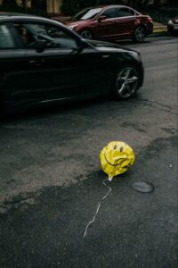 deflated balloon