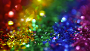 rainbow glitter