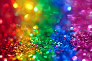 rainbow glitter